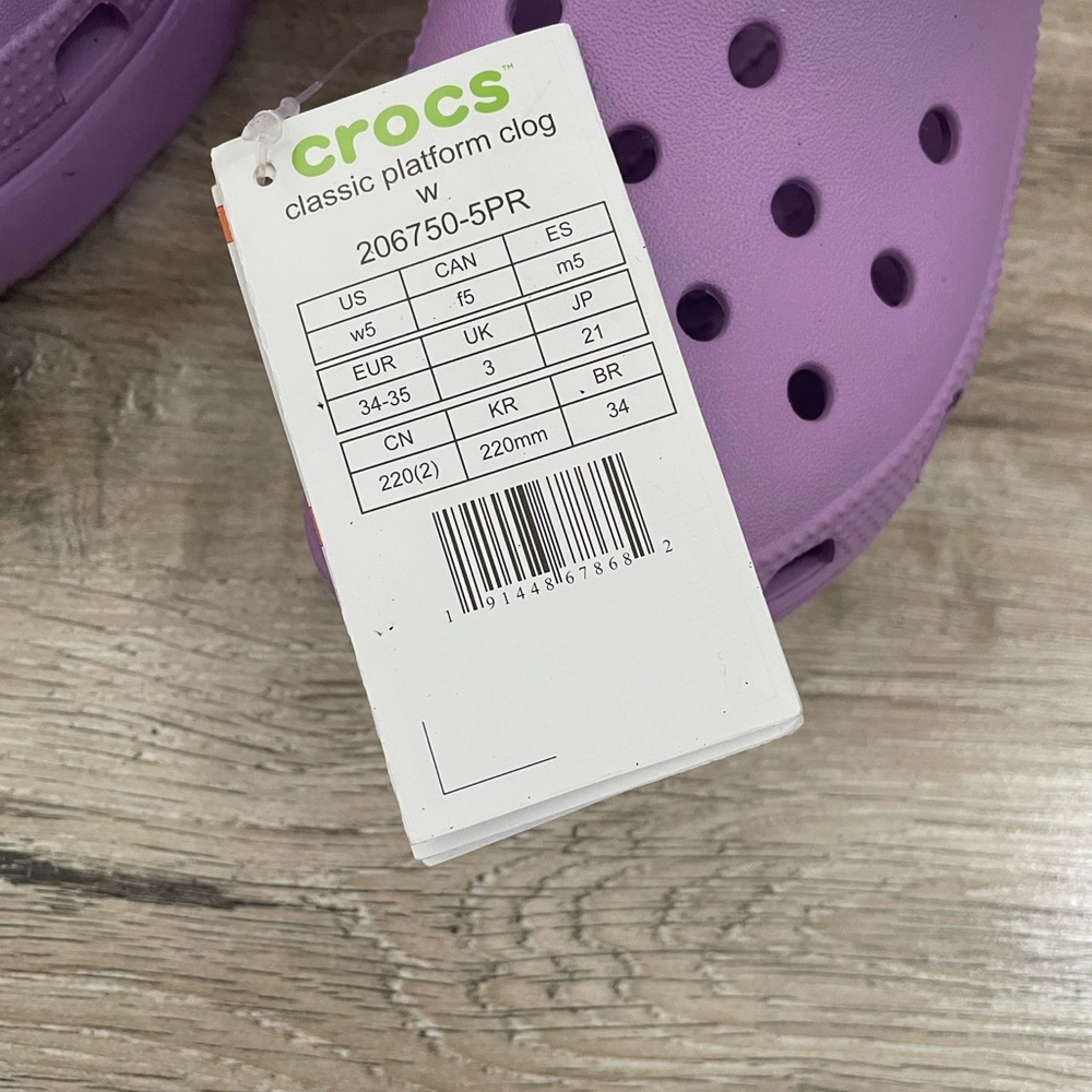 CROCS Kids Sandals - Lavender - Picture 2 of 3